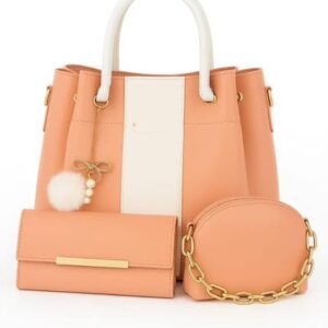 3PCS Synthetic Leather Shoulder Bag