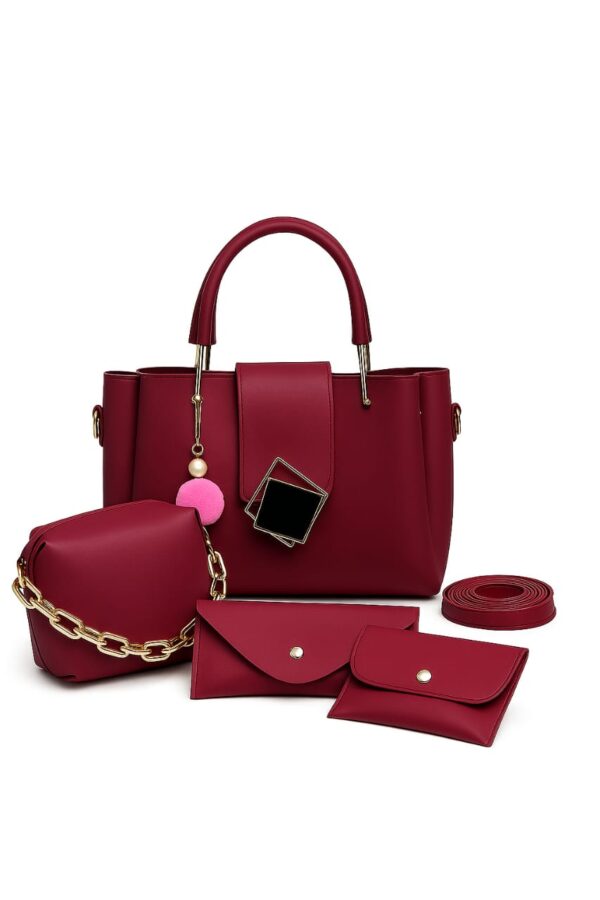 4 Pcs Handbag Set