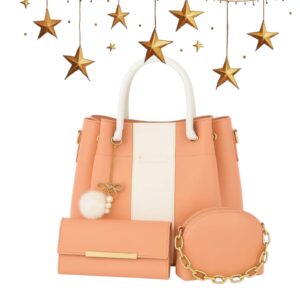 3PCS Synthetic Leather Shoulder Bag