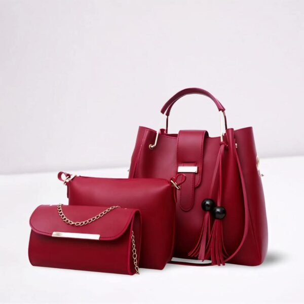 3 Piece Shoulder Bag Set Pakistan – Premium Quality Bags - Image 4