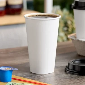 Empress 16 oz Coffee Cup White
