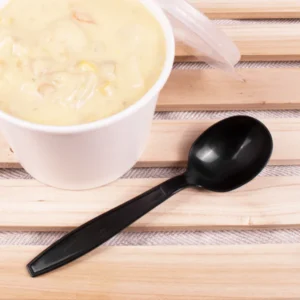 Karat Soup Spoon HW Wrapped Blk